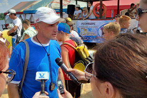 09. August 2014, 6. Internationalen Dnepr-Schwimmen in der UKRAINE