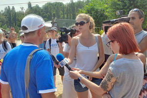 09. August 2014, 6. Internationalen Dnepr-Schwimmen in der UKRAINE