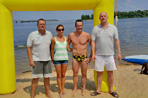 09. August 2014, 6. Internationalen Dnepr-Schwimmen in der UKRAINE