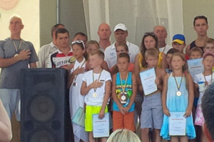 09. August 2014, 6. Internationalen Dnepr-Schwimmen in der UKRAINE