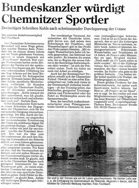 Freie Presse August 1994