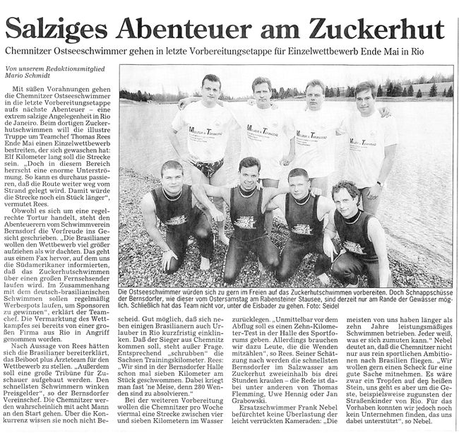 Freie Presse 1. April 1997
